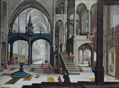 Procession in a Cathedral by Bartolomeus van Bassen