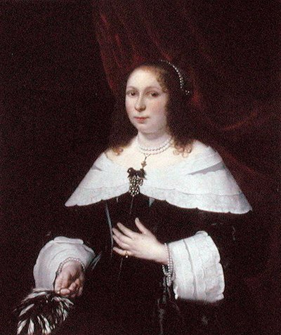 Lady in Black by Bartolomeus van der Helst