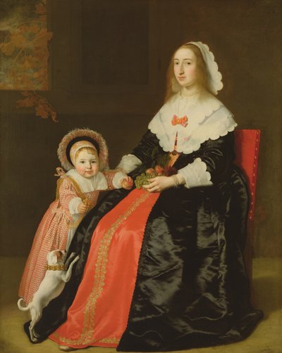 Portrait of a Mother and Child by Bartolomeus van der Helst