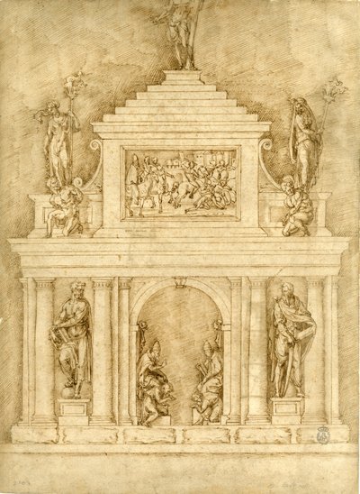 Project for the Tombs of Leo X and Clement VII by Bartolommeo Bandinelli