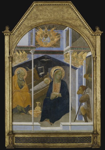 The Adoration of the Shepherds, c.1350 by Bartolommeo Bulgarini