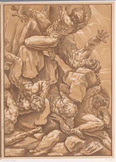 Fall of the Giants (Fourth Part) by Bartolommeo Coriolano