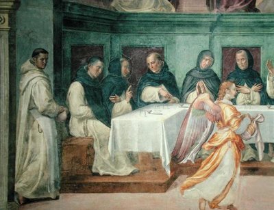 The Last Supper (detail) by Bartolommeo Sogliani