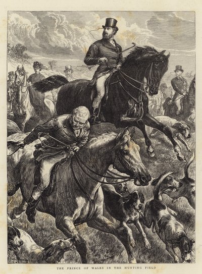 The Prince of Wales in the Hunting Field by Basil Bradley