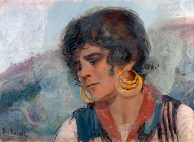 Peasant woman of Rapino by Basilio Cascella