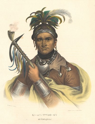 Ki-On-Twog-Ky, or Cornplanter by Bass Otis, after F. Bartoli