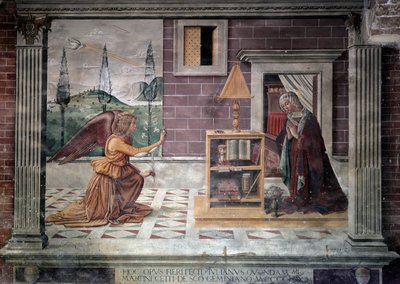 Virgin of the Annunciation (Vergine annunziata) by Bastiano Mainardi
