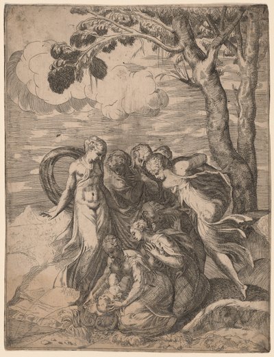 The Finding of Moses by Battista Angolo del Moro