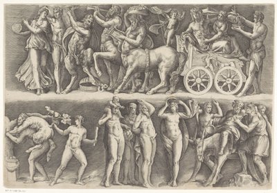 Antique Relief with Bacchus and Ariadne by Battista Franco