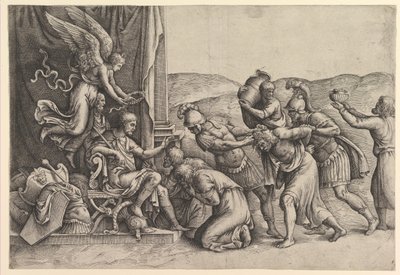 Scipio Granting Clemency to the Prisoners by Battista Franco Veneziano