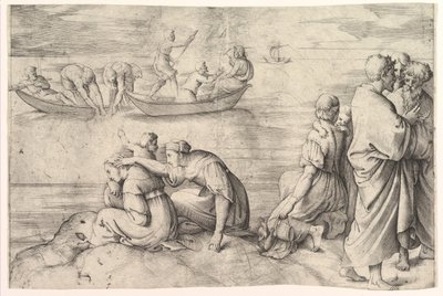 The Miraculous Draught of Fish by Battista Franco Veneziano