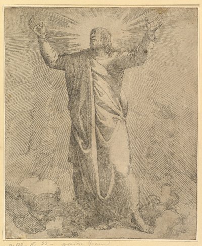 The Saviour Covered in a Large Cloak by Battista Franco Veneziano