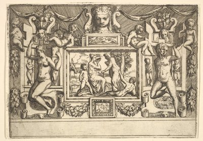 Young Woman Drinking from a Bowl, an Old Woman Standing in Front of Her (ca. 1540-80) by Battista del Moro