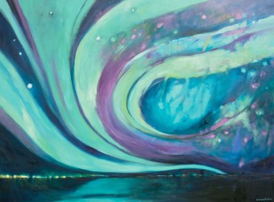 Northern Lights Reflections by Beata Brząkalik-Gburek