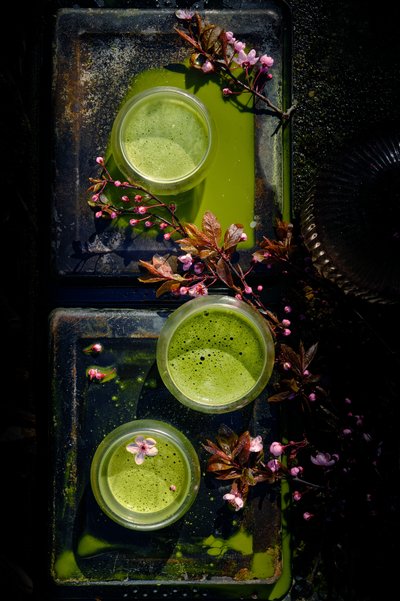 Spring Matcha Blooms by Beata Brząkalik-Gburek