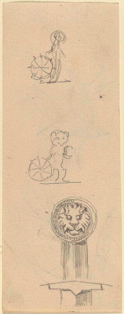 Sheet of Sketches by Beatrice Godwin Whistler