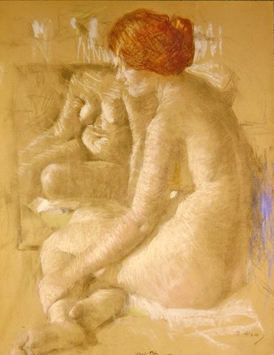 Nude Girl- Reflections by Beatrice How