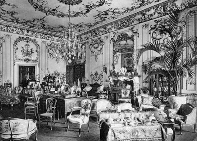 The drawing room, Chesterfield House by Bedford Lemere and Company