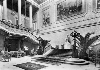 The Great Hall, Stafford House, 1908 by Bedford Lemere and Company