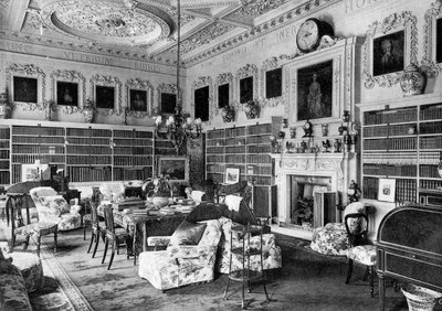 The Library, Chesterfield House by Bedford Lemere and Company