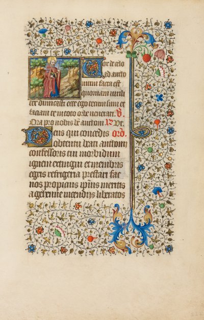 Saint Anthony with an Ax by Bedford Master