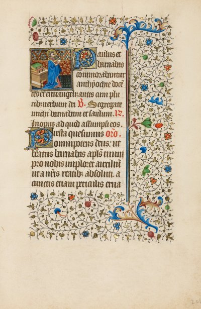Saint Barnabas Reading from a Book by Bedford Master