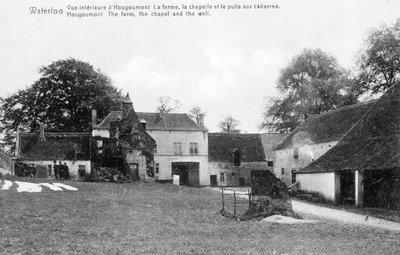 Farm of Hougoumont, an Important Strategic Site for Wellington During the Battle of Waterloo, Commemorative Postcard, c.1912 by Belgian Photographer