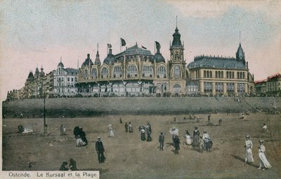 Le Kursaal and the beach in Ostend in Belgium by Belgian Photographer