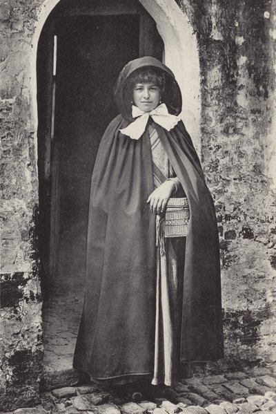 Young Girl of Bruges by Belgian Photographer