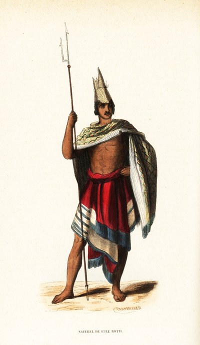 Native of Rote Island, East Nusa Tenggara, Indonesia by Belgian School