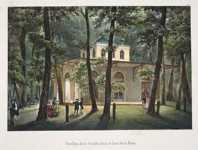 Pavillon de la Société, dans le Bois de la Haye by Belgian School