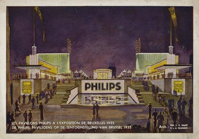 Philips Pavilions, Brussels International Exposition, 1935 by Belgian School