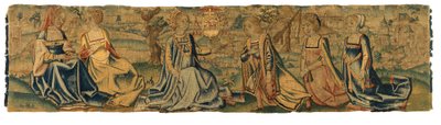 Tapestry, The Princess and Her Wooer, Possibly from Brussels by Belgian School