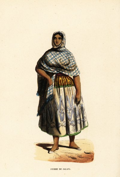 Woman of Xalapa, Veracruz, Mexico by Belgian School