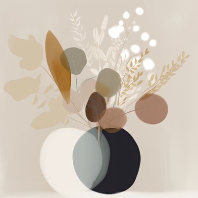 Abstract Botanical Arrangement by Bella Eve
