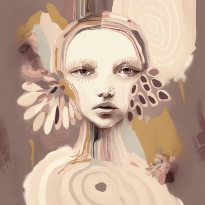 Ethereal Abstract Portrait by Bella Eve