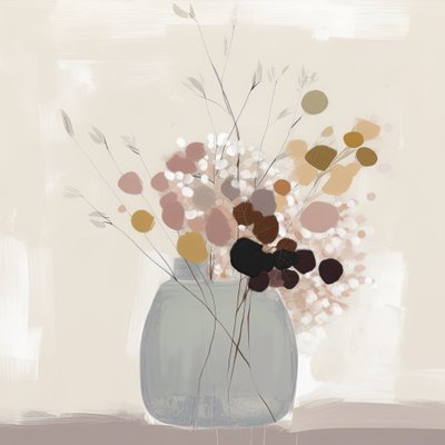 Muted Floral Arrangement by Bella Eve