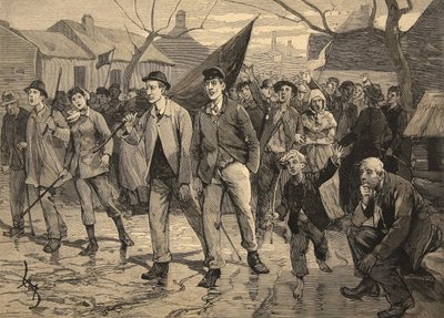 General Strike in Belgium-Miners