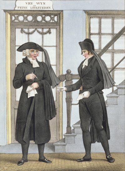 Funeral Officials of Amsterdam, Illustration from 
