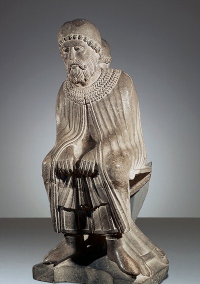 January, statue from Cycle of Months, Baptistery of Parma by Benedetto Antelami
