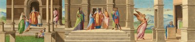 The Presentation and Marriage of the Virgin, and the Annunciation by Benedetto Diana