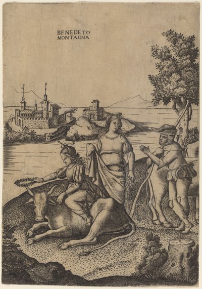 The Rape of Europa by Benedetto Montagna