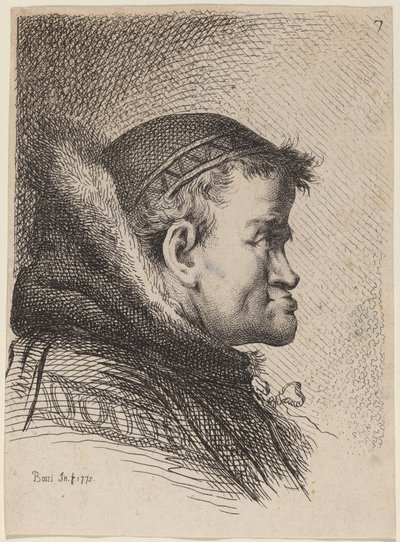 Head of a Cleric by Benigno Bossi