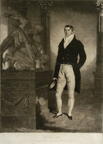 Mr Gully (engraved by Charles Turner) by Benjamin (after) Marshall