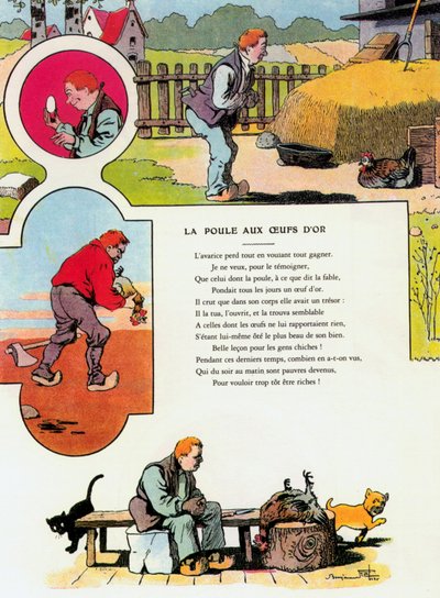 The Hen with the Golden Eggs, Illustration from 