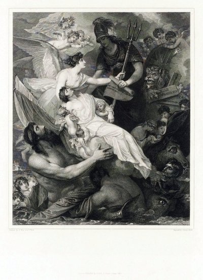 The Apotheosis by Horatio Nelson by Benjamin (after) West