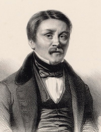Portrait of the Organist and Composer Hippolyte Monpou by Benjamin