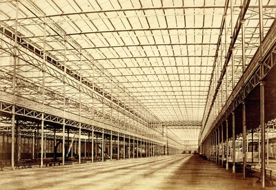 The Nave at Crystal Palace, Hyde Park, March 1852 by Benjamin Brecknell Turner