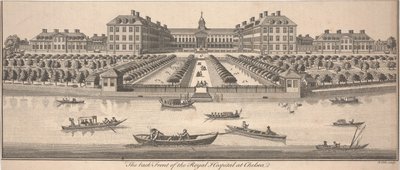 The Back Front of the Royal Hospital at Chelsea by Benjamin Cole