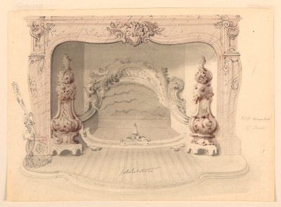 Cast-iron Grate, ca. 1840 by Benjamin Dean Wyatt